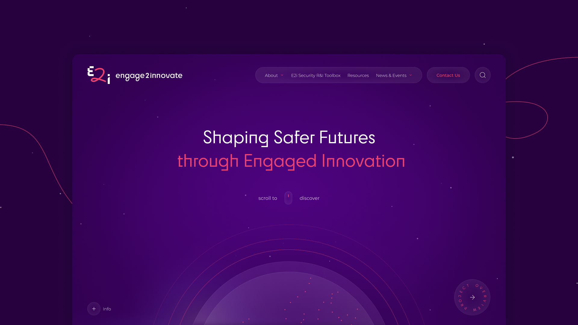 Engage2innovate Website