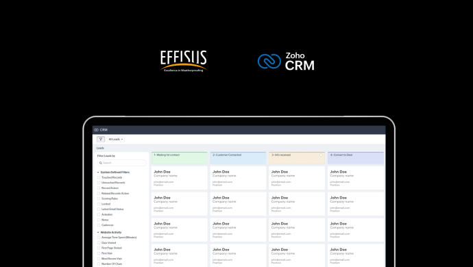 EFFISUS - Zoho CRM